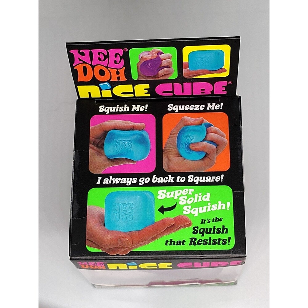 Nee Doh Nice Cube - Super Solid Squish! (Purple) - Brand New/Factory Sealed! - Picture 3 of 3